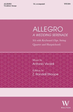 Allegro Frauenchor mit Klavier/Orgel Klavierauszug