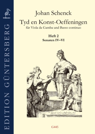 Tyd en Konst-Oeffeningen Band 2 (Sonaten 4-6) fr Viola da Gamba und Basso continuo