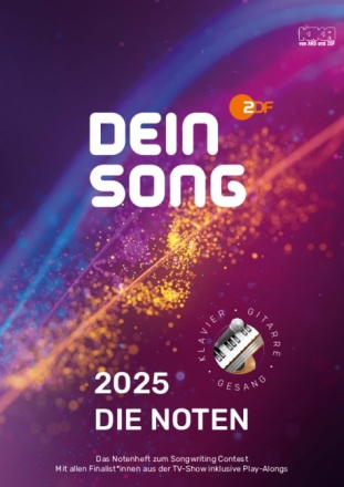 Dein Song 2025 - Die Noten (+QR-Code) fr Klavier, Gitarre und Gesang Songbook
