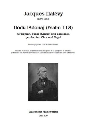 Hodu lAdonaj (Psalm 118) fr Sopran, Tenor (Kantor), Bass solo, gem Chor und Orgel Partitur