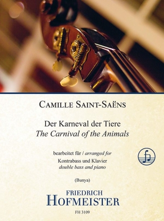 Der Karneval der Tiere fr Kontrabass und Klavier Partitur