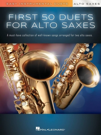 First 50 Duets for Two Alto Saxes for 2 alto saxophones Buch