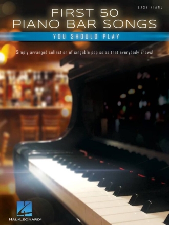 First 50 Piano Bar Songs You Should Play for easy piano