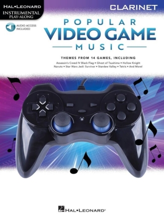 Popular Video Game Music Klarinette Buch und Online-Audio
