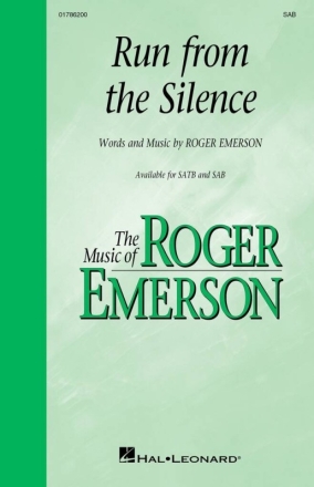 Run from the Silence Gemischter Chor mit Begleitung Chorpartitur