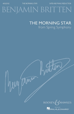 The Morning Star gemischter Chor (SATB) und Klavier Chorpartitur