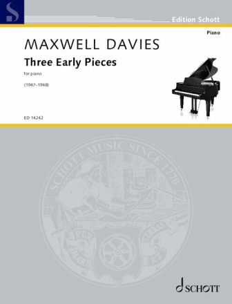 Three Early Pieces (1947/1948) for piano