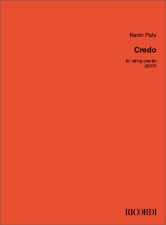 Credo Streichquartett Partitur und Stimmen