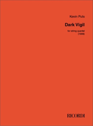 Dark Vigil Streichquartett Partitur und Stimmen
