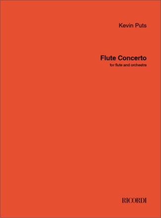 Flute Concerto Orchester mit Solo Partitur