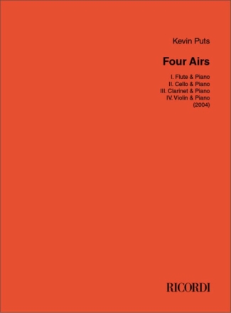 Four Airs C-Instrument Partitur und Stimmen