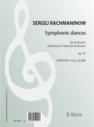 Sinfonische Tnze fr Orchester op.45 (Partitur) Groes Orchester Partitur