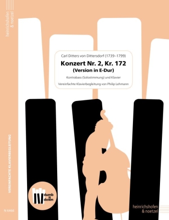 Konzert Nr. 2 , Kr. 172 (Version in E-Dur) (+QR-Codes) fr Kontrabass (Solostimmung) und Klavier