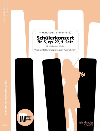 Schlerkonzert Nr.5 op.22, 1. Satz (+QR-Codes) fr Violine und Klavier