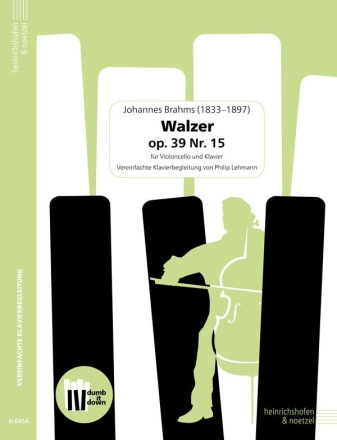 Walzer op.39,15  (+QR-Codes) fr Violoncello und Klavier