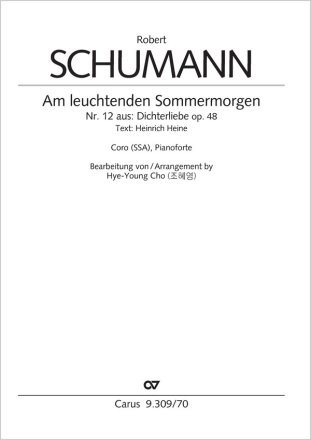 Am leuchtenden Sommermorgen Coro SSA, Pfte Partitur