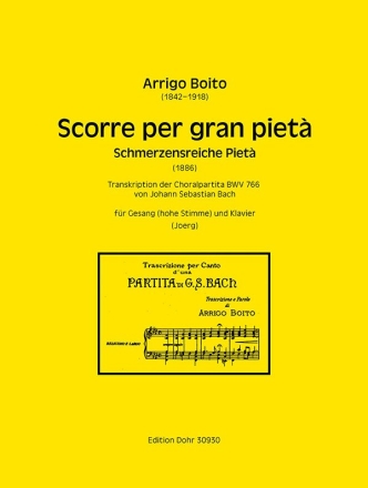 Scorre per gran piet (1886)  fr Gesang (hohe Stimme) und Klavier Partitur