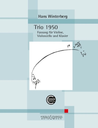 Trio 1950 Fassung fr Violine, Violoncello und Klavier Partitur und Stimmen