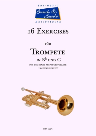 16 Exercises fr Trompete in Bb/C