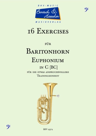 16 Exercises fr Bariton/Euphonium in C (BC)