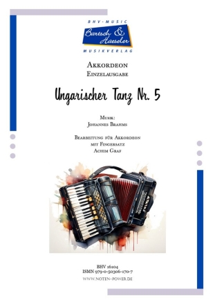 Ungarischer Tanz fr Akkordeon mit Fingersatz