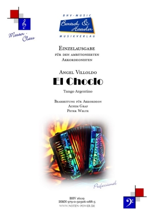 El Choclo fr Akkordeon mit Fingersatz