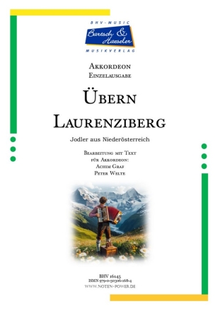 bern Laurenziberg (Jodler aus Niedersterreich) fr Akkordeon mit Fingersatz