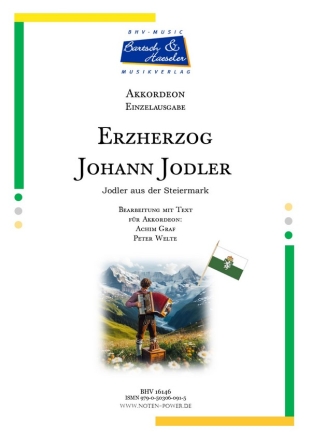 Erzherzog Johann Jodler (Jodler aus der Steiermark) fr Akkordeon mit Fingersatz