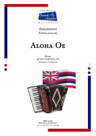 Aloha Oe fr Akkordeon Einzelausgabe