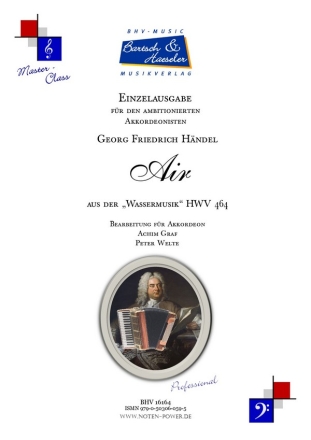Air, HWV 464 fr Akkordeon Einzelausgabe