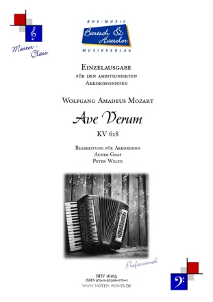 Ave Verum, KV 618 fr Akkordeon Einzelausgabe