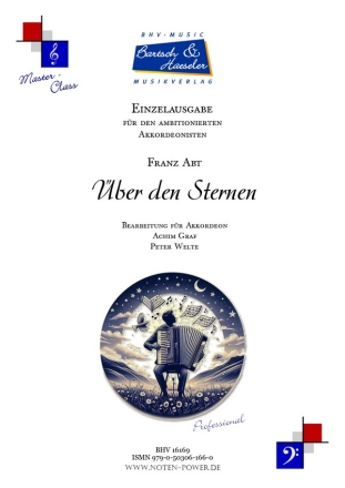 ber den Sternen fr Akkordeon Einzelausgabe