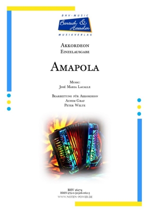 Amapola fr Akkordeon Einzelausgabe