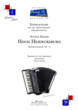 Hoch Heidecksburg fr Akkordeon Einzelausgabe