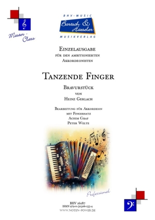 Tanzende Finger fr Akkordeon Einzelausgabe