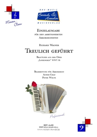 Treulich gefhrt  (Brautlied) fr Akkordeon Einzelausgabe