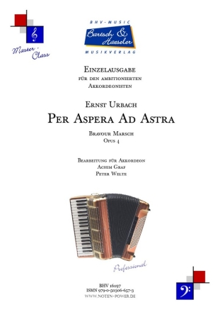 Per Aspera ad Astra fr Akkordeon Einzelausgabe