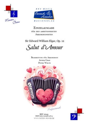 Salut d'Amour fr Akkordeon Einzelausgabe