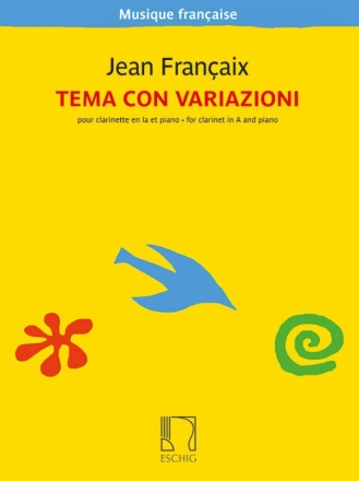 Tema con variazioni Klarinette mit Begleitung Buch und Einzelstimme(n)