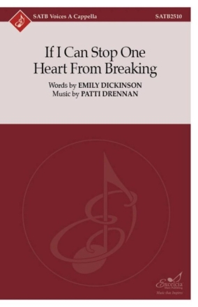 If I Can Stop One Heart From Breaking Gemischter Chor mit Begleitung Chorpartitur