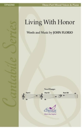 Living With Honor Gemischter Chor mit Begleitung Chorpartitur