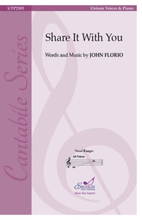 Share It With You Gemischter Chor mit Begleitung Chorpartitur