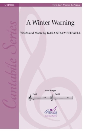 A Winter Warning Gemischter Chor mit Begleitung Chorpartitur
