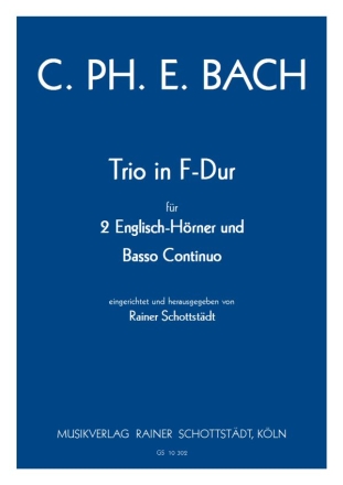 Trio F-dur, arr. R.Schottstdt 2 Eh, B.C. (Cemb.+ Fg)