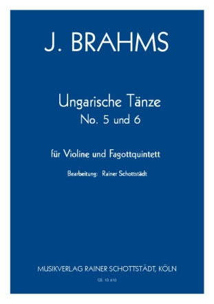 Ungarische Tnze 5 und 6, arr. R.Schottstdt Vl, 4 Fg, Kfg