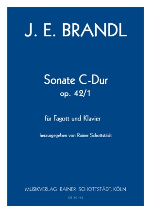 Sonate C-dur op. 42/1, hrsg. R.Schottstdt Fg + Klavier