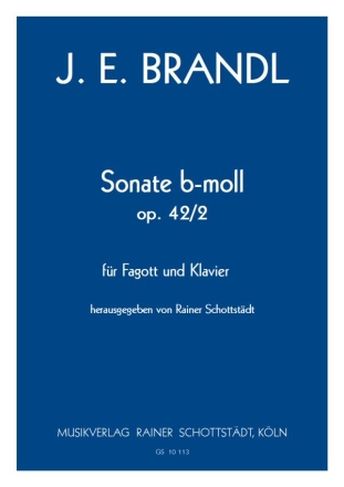 Sonate b-moll op. 42/2, hrsg. R.Schottstdt Fg + Klavier
