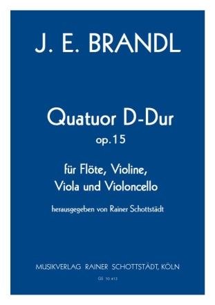 Quatuor D-Dur op. 15, hrsg. R.Schottstdt Fl,Vl,Vla,Vcl