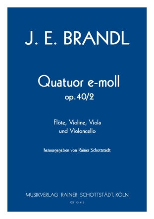 Quatuor D-Dur op. 40/2, hrsg. R.Schottstdt Fl,Vl,Vla,Vcl
