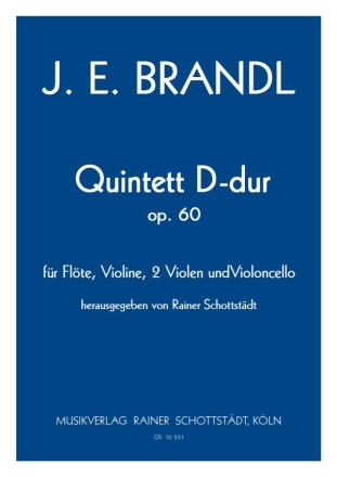 Quintetto Nr.2 D-Dur op. 60, hrsg. R.Schottstdt Fl,Vl,2Vla,Vcl